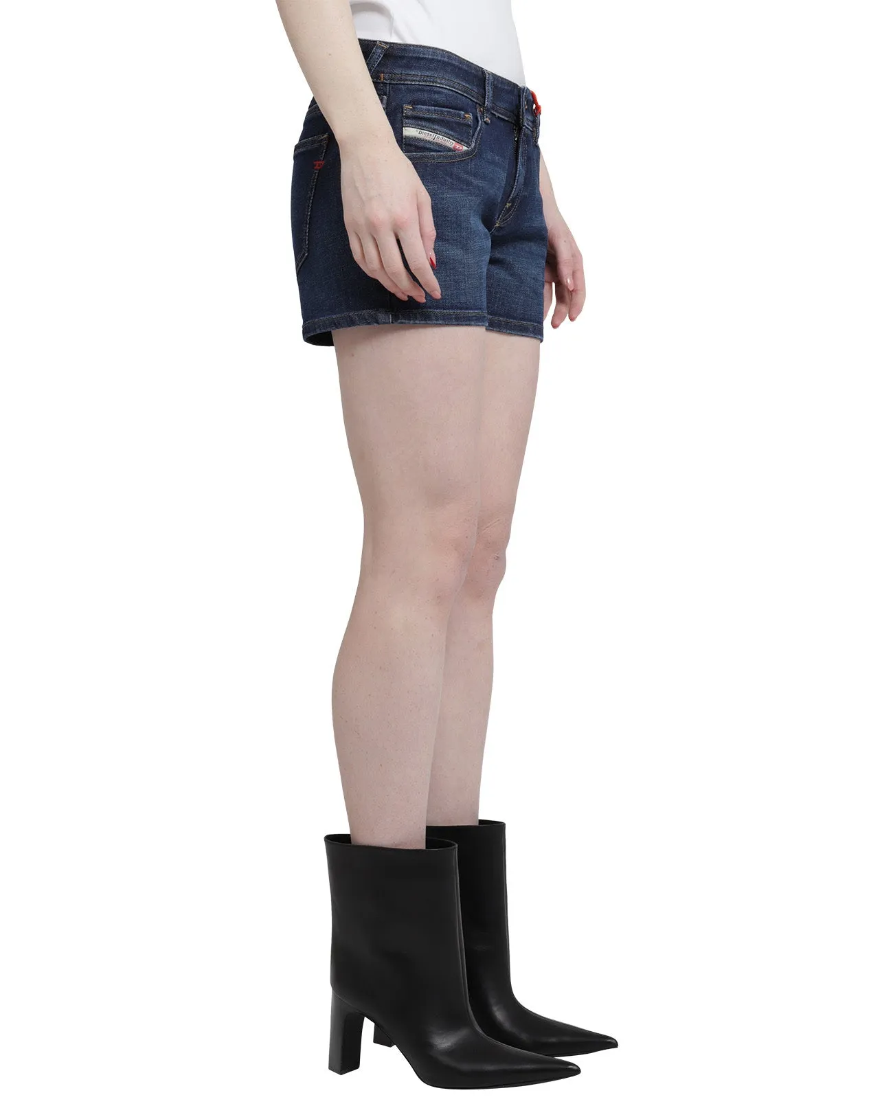 Diesel De-Lyla Fitted Denim Shorts
