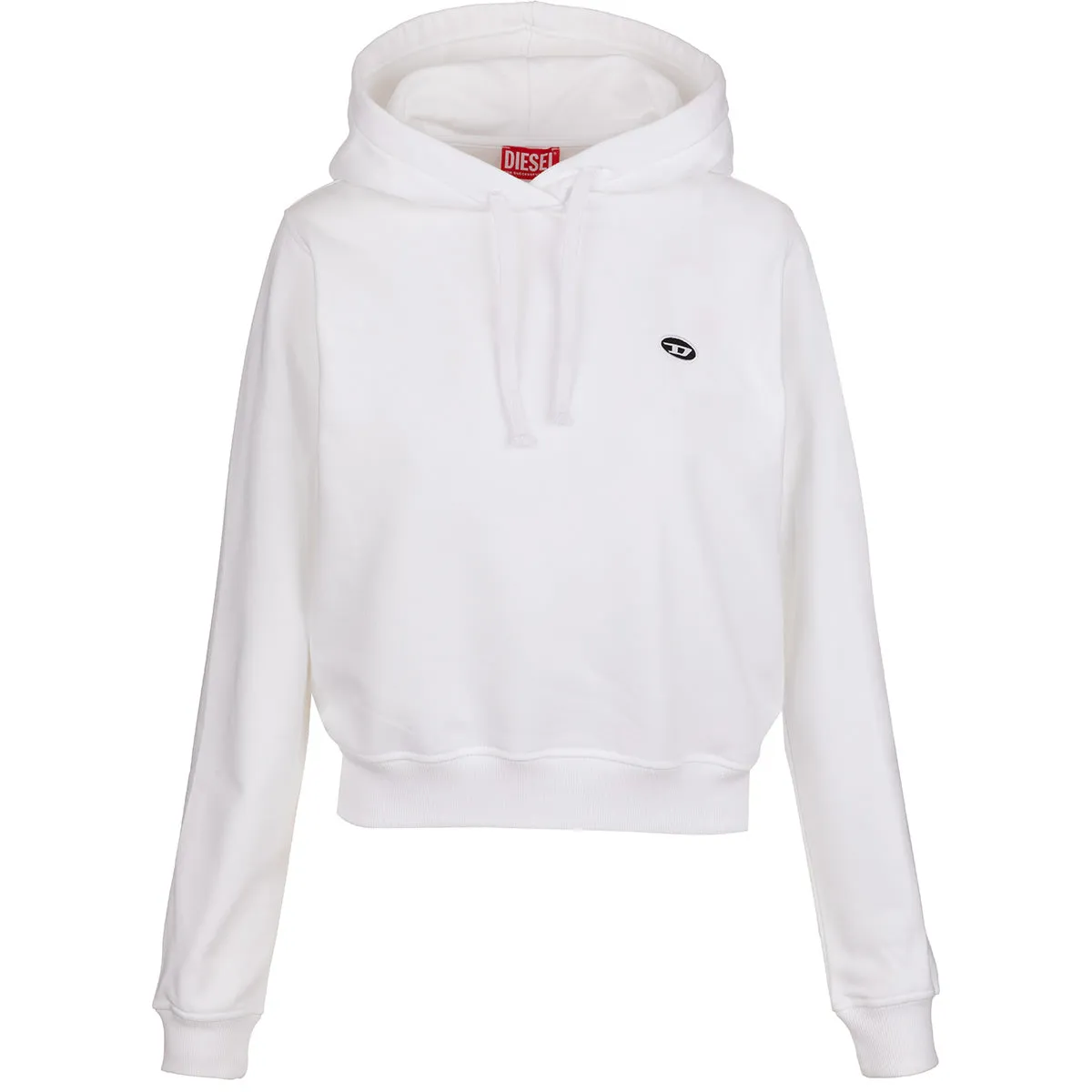 Diesel Logo Patch Cropped Hoodie