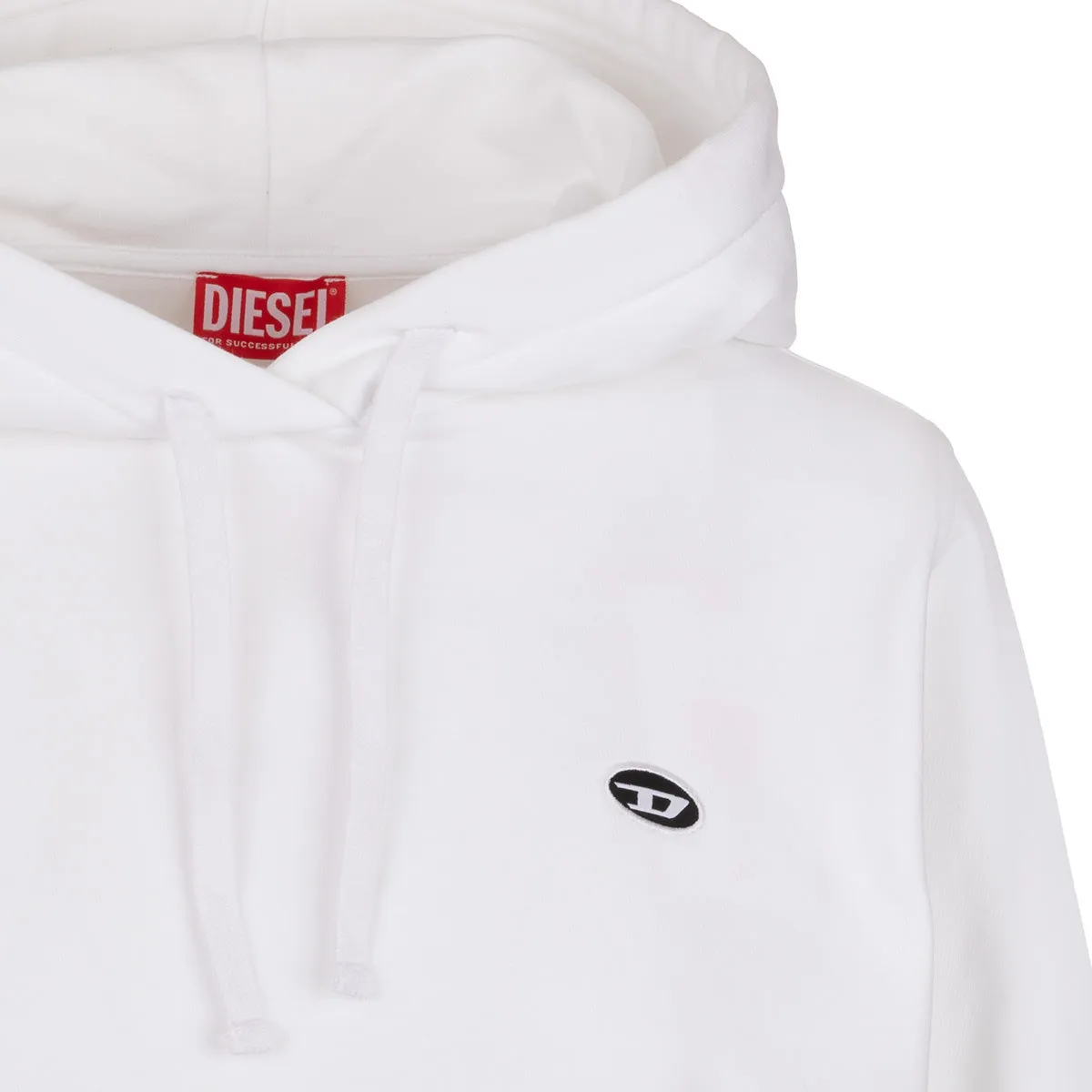 Diesel Logo Patch Cropped Hoodie