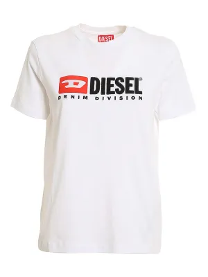 Diesel Logo Printed Crewneck T-Shirt