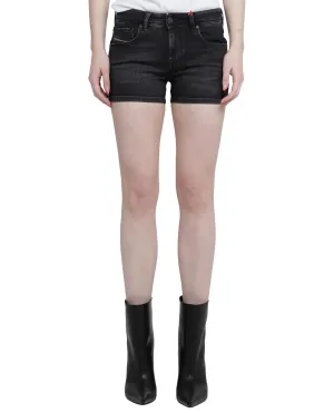 Diesel Low Rise Fitted Denim Shorts