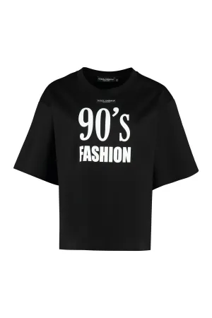 Dolce & Gabbana 90s Fashion Print T-Shirt