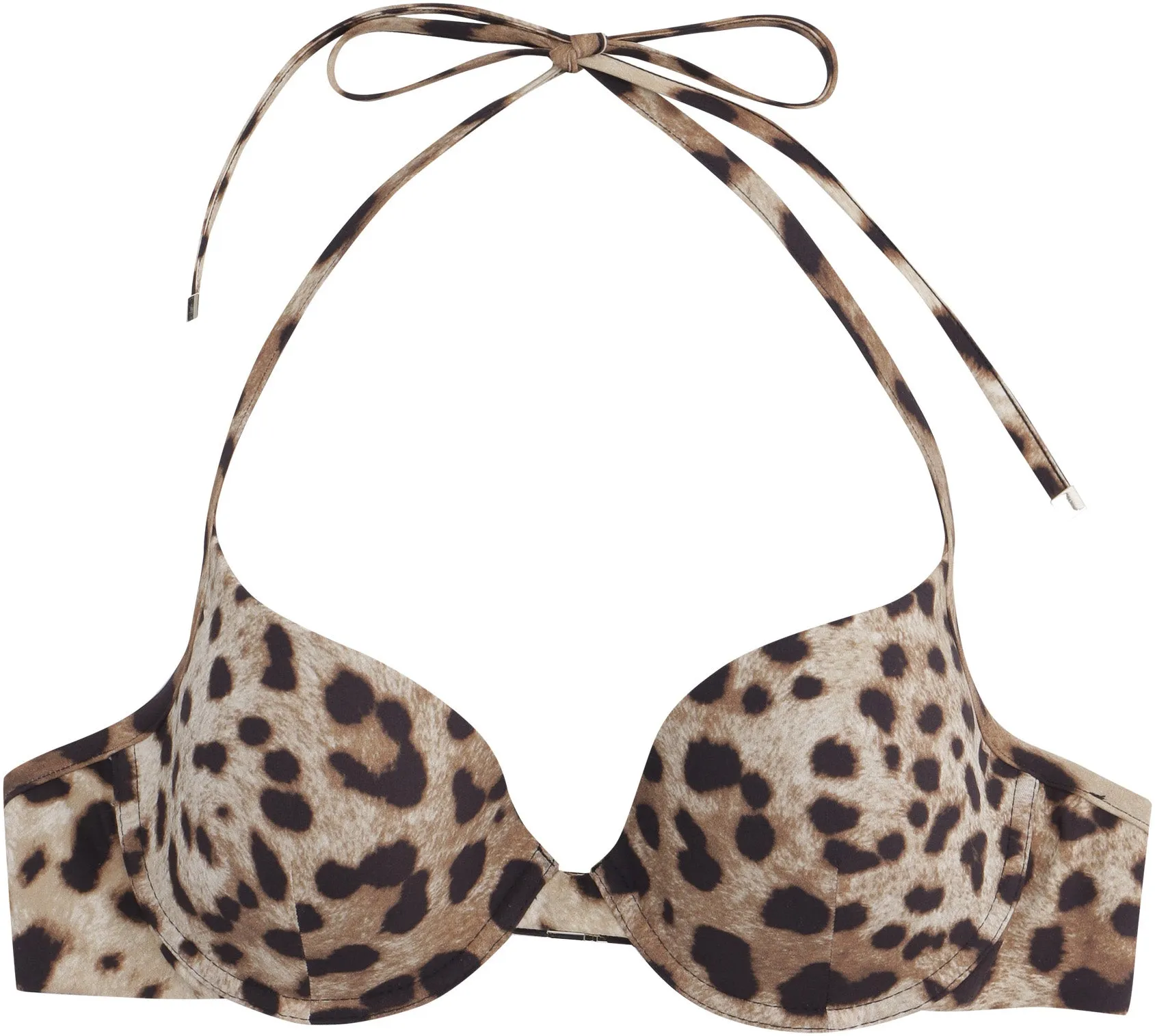 Dolce & Gabbana Animal Print Bikini Top