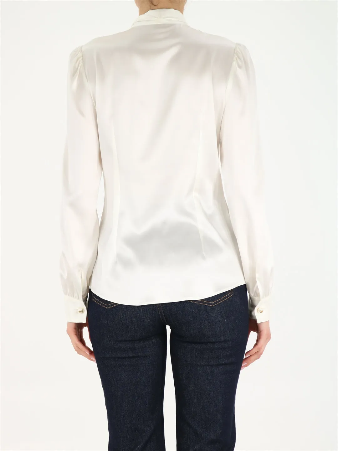 Dolce & Gabbana Bow Detailed Shirt