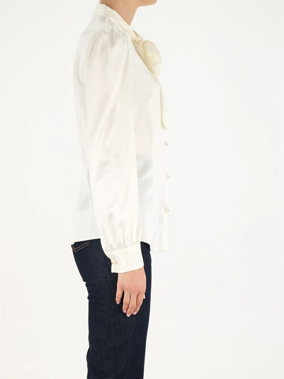 Dolce & Gabbana Bow Detailed Shirt