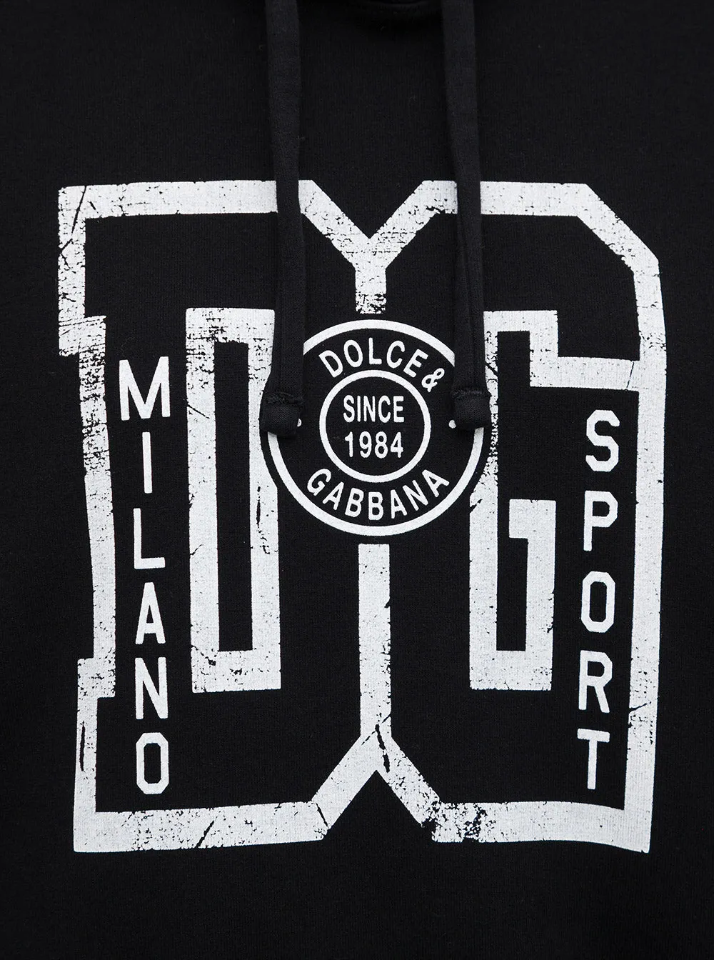 Dolce & Gabbana DG Print Jersey Hoodie