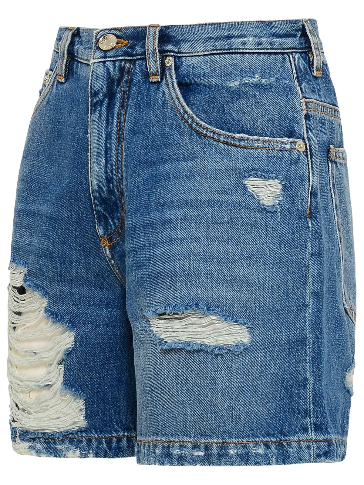 Dolce & Gabbana Distressed Denim Shorts