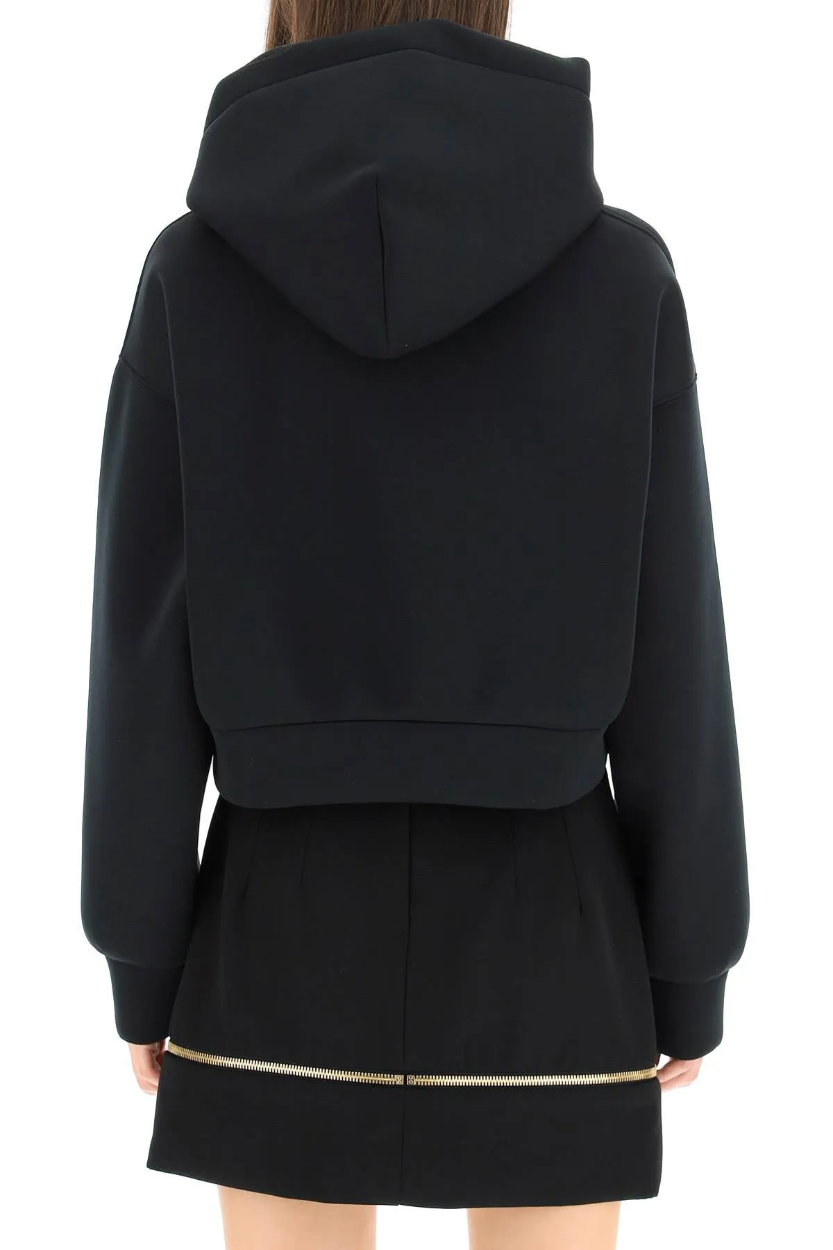 Dolce & Gabbana Embellished Cropped Hoodie