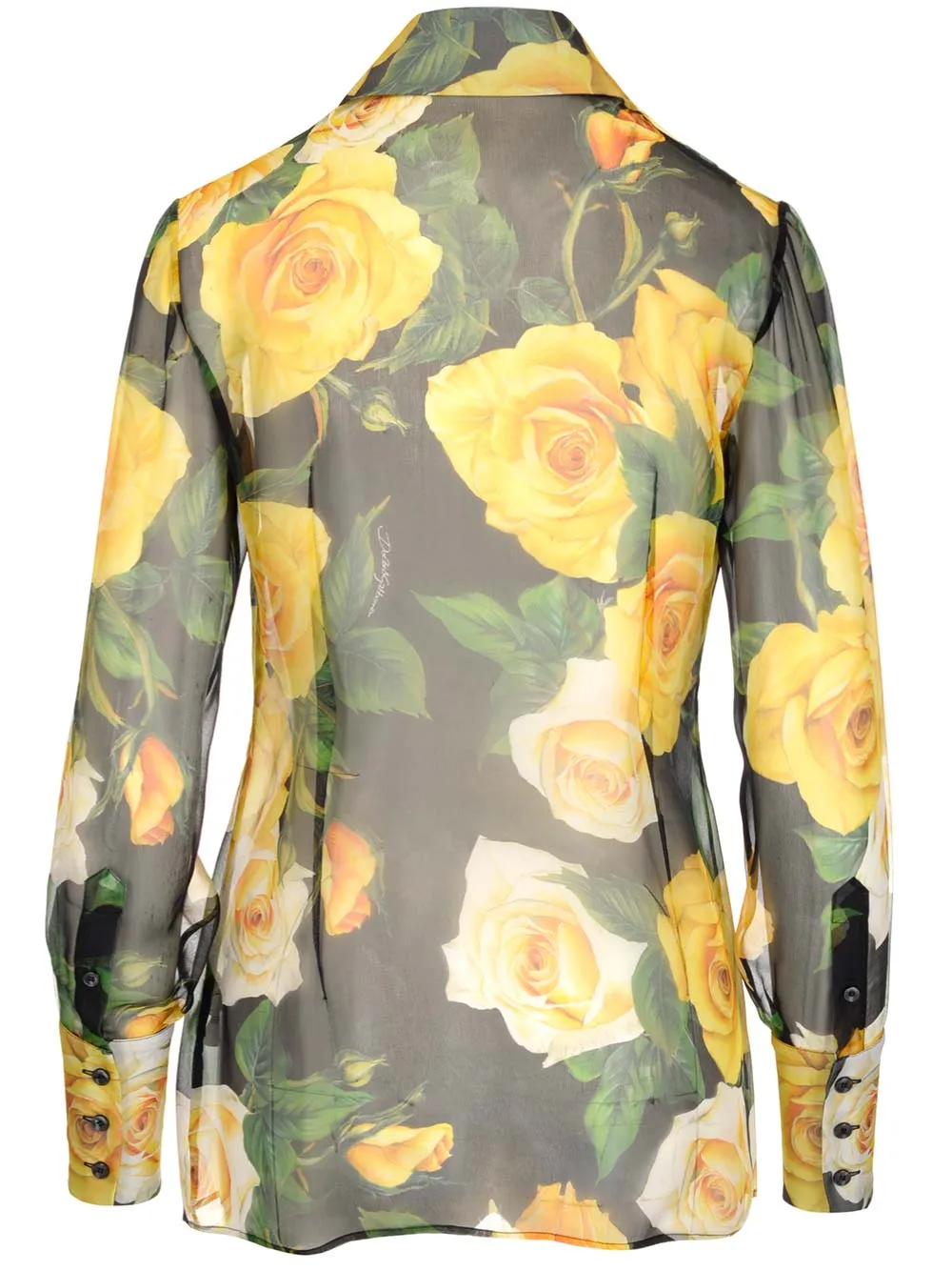 Dolce & Gabbana Floral Rrint Buttoned Shirt