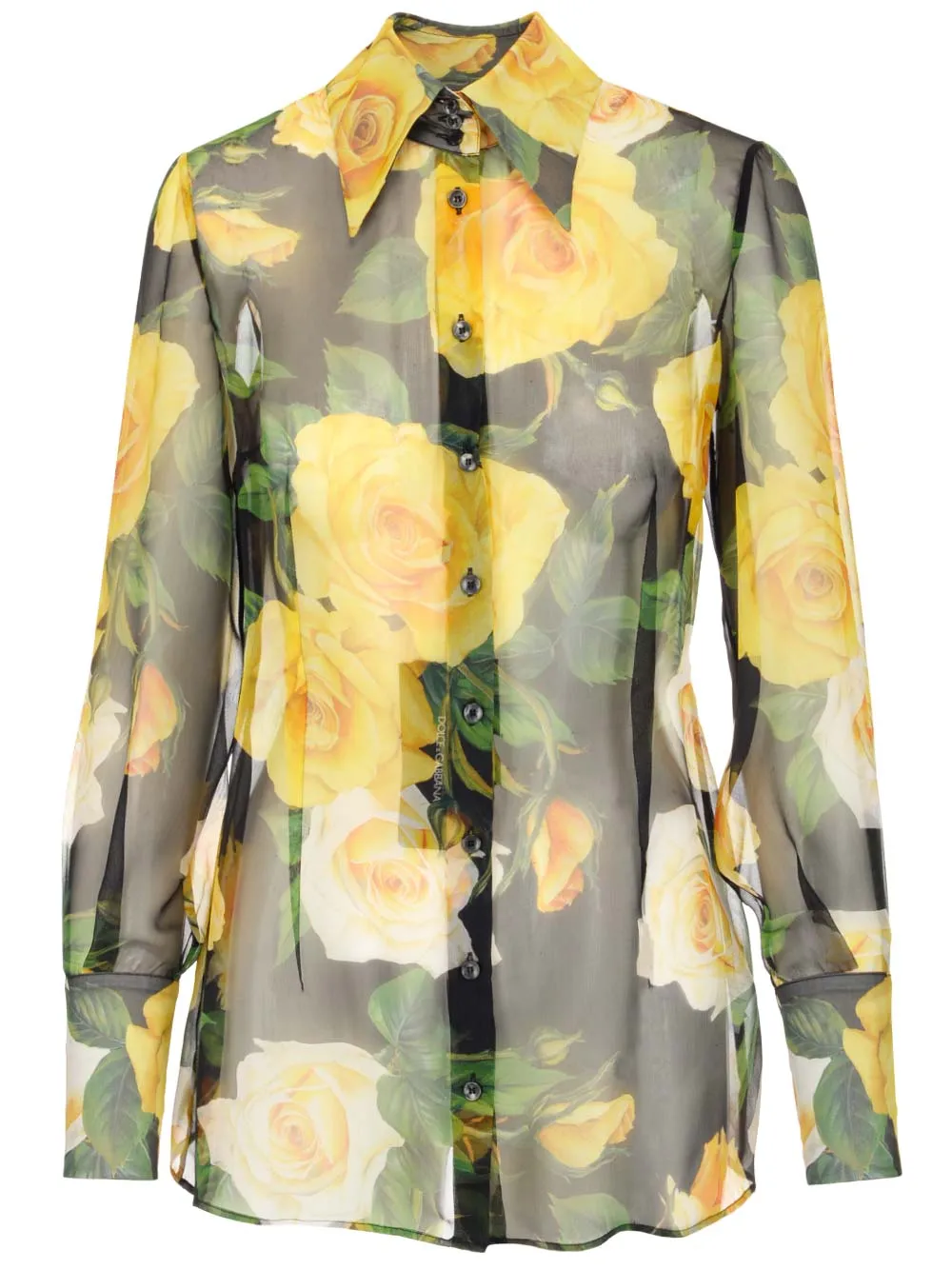 Dolce & Gabbana Floral Rrint Buttoned Shirt