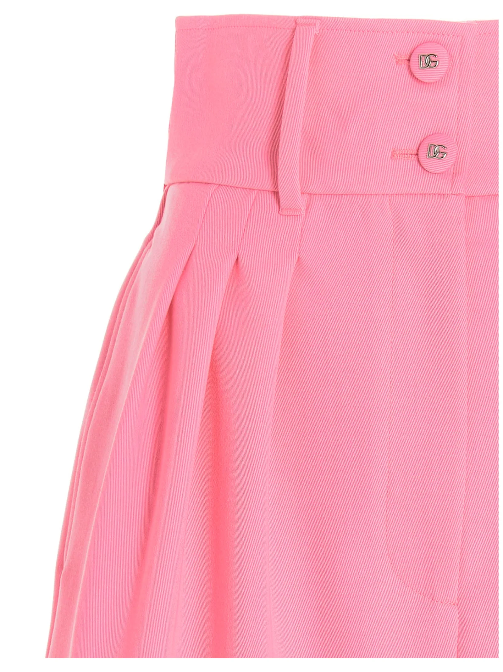 Dolce & Gabbana High Waist Pleated Shorts