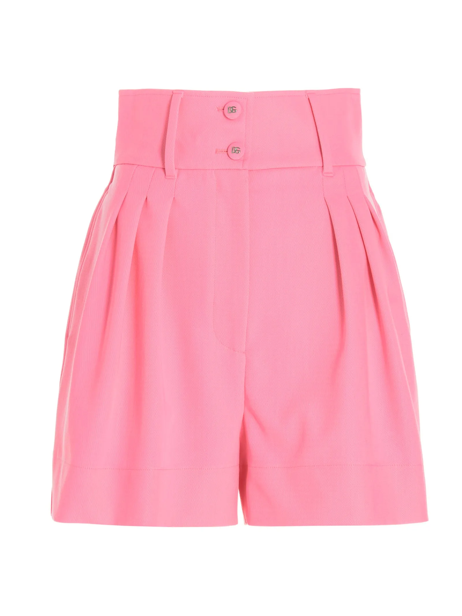 Dolce & Gabbana High Waist Pleated Shorts
