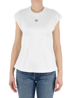 Dolce & Gabbana Logo Plaque Crewneck T-Shirt