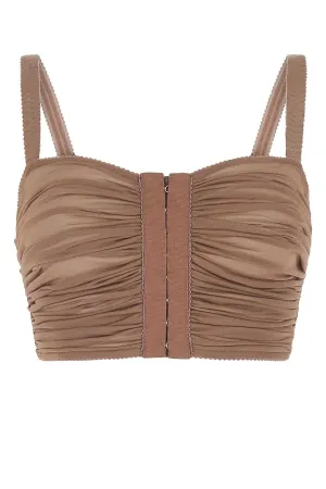 Dolce & Gabbana Ruched Detailed Top