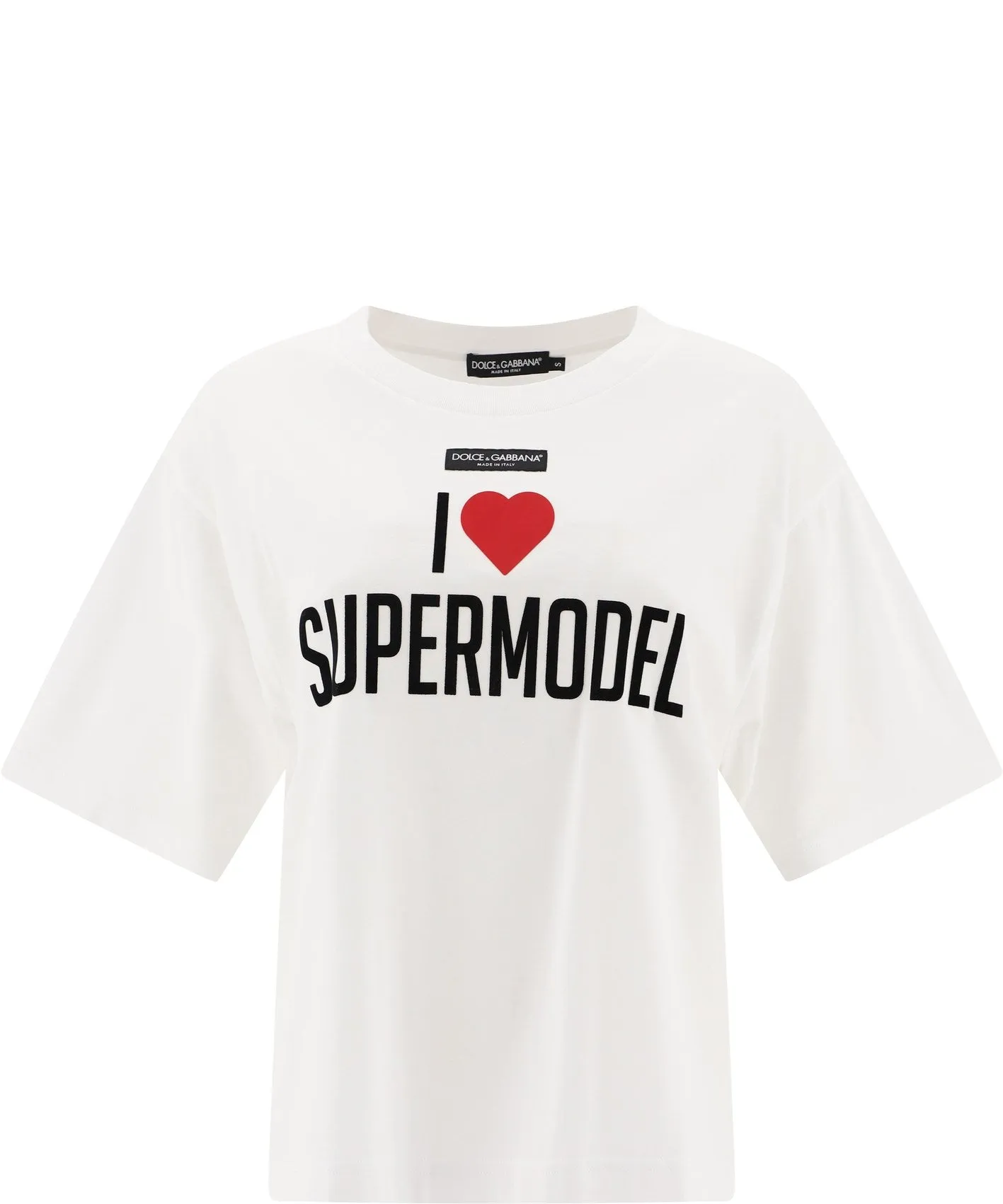 Dolce & Gabbana Slogan Print T-Shirt