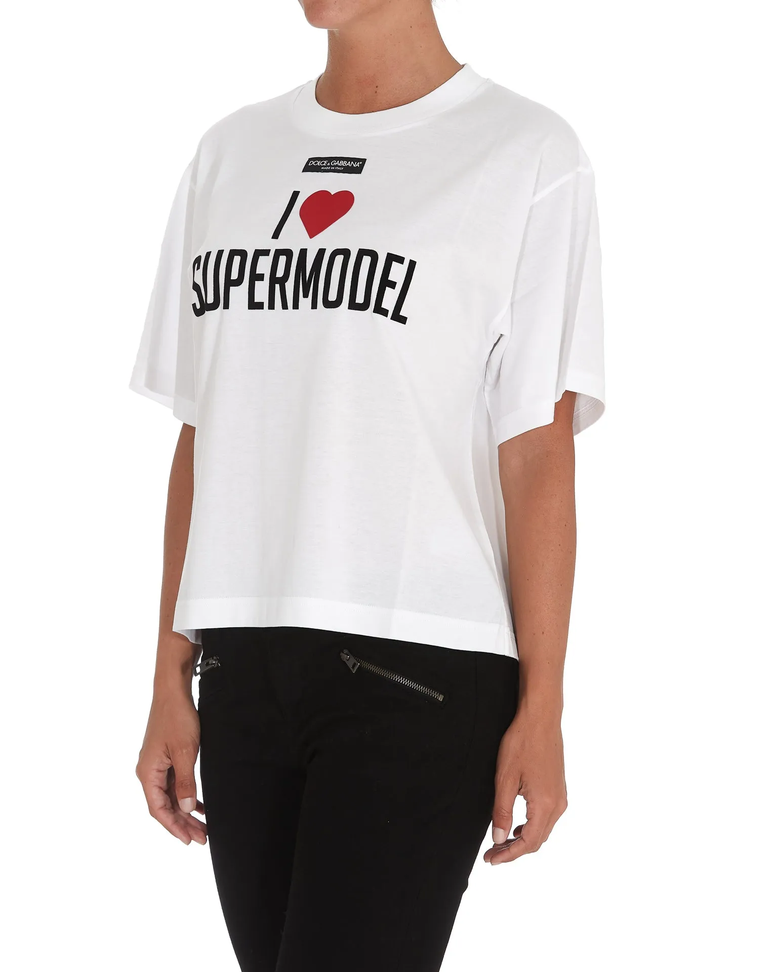 Dolce & Gabbana Slogan Print T-Shirt