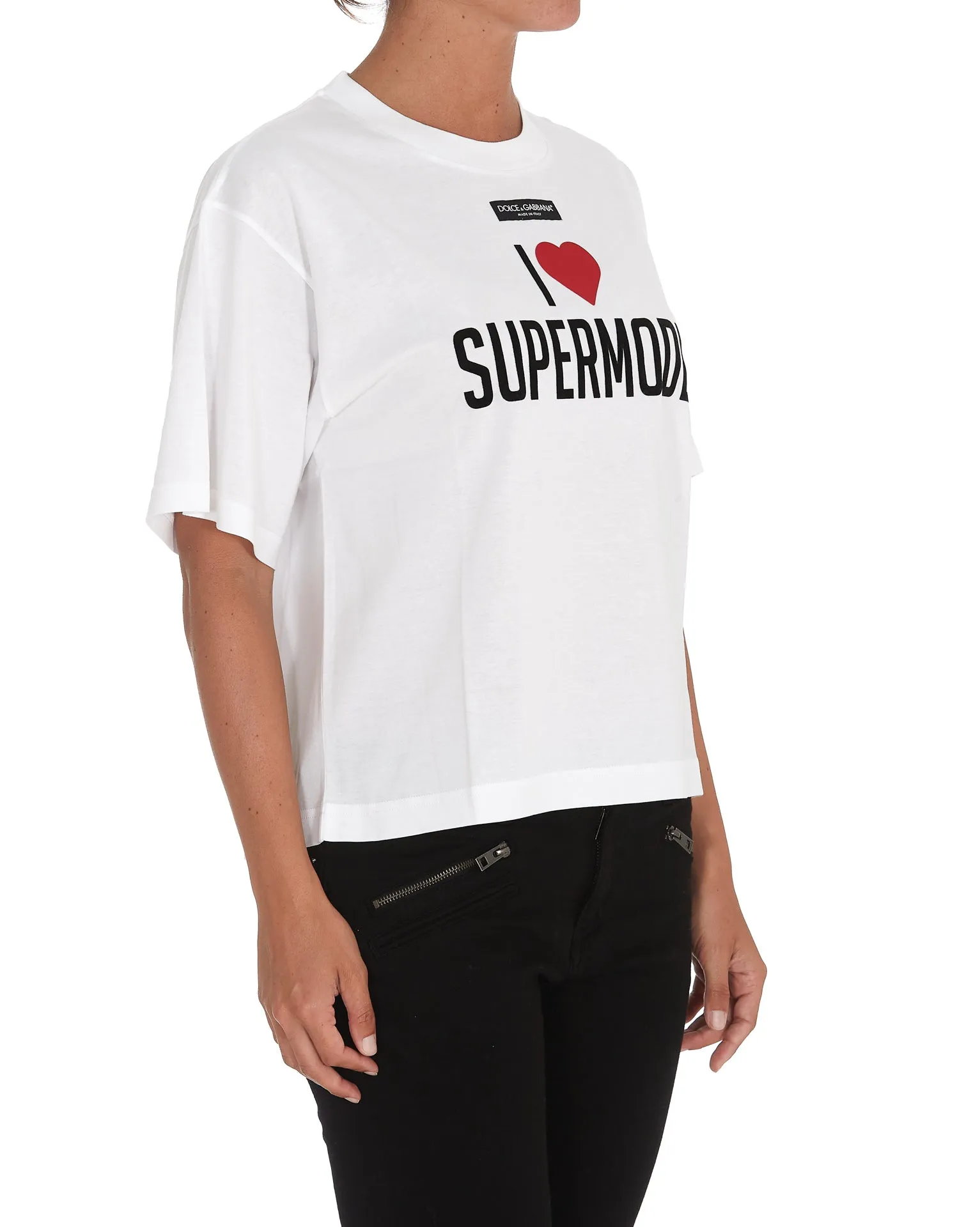 Dolce & Gabbana Slogan Print T-Shirt