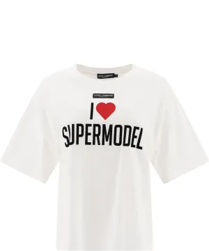 Dolce & Gabbana Slogan Print T-Shirt