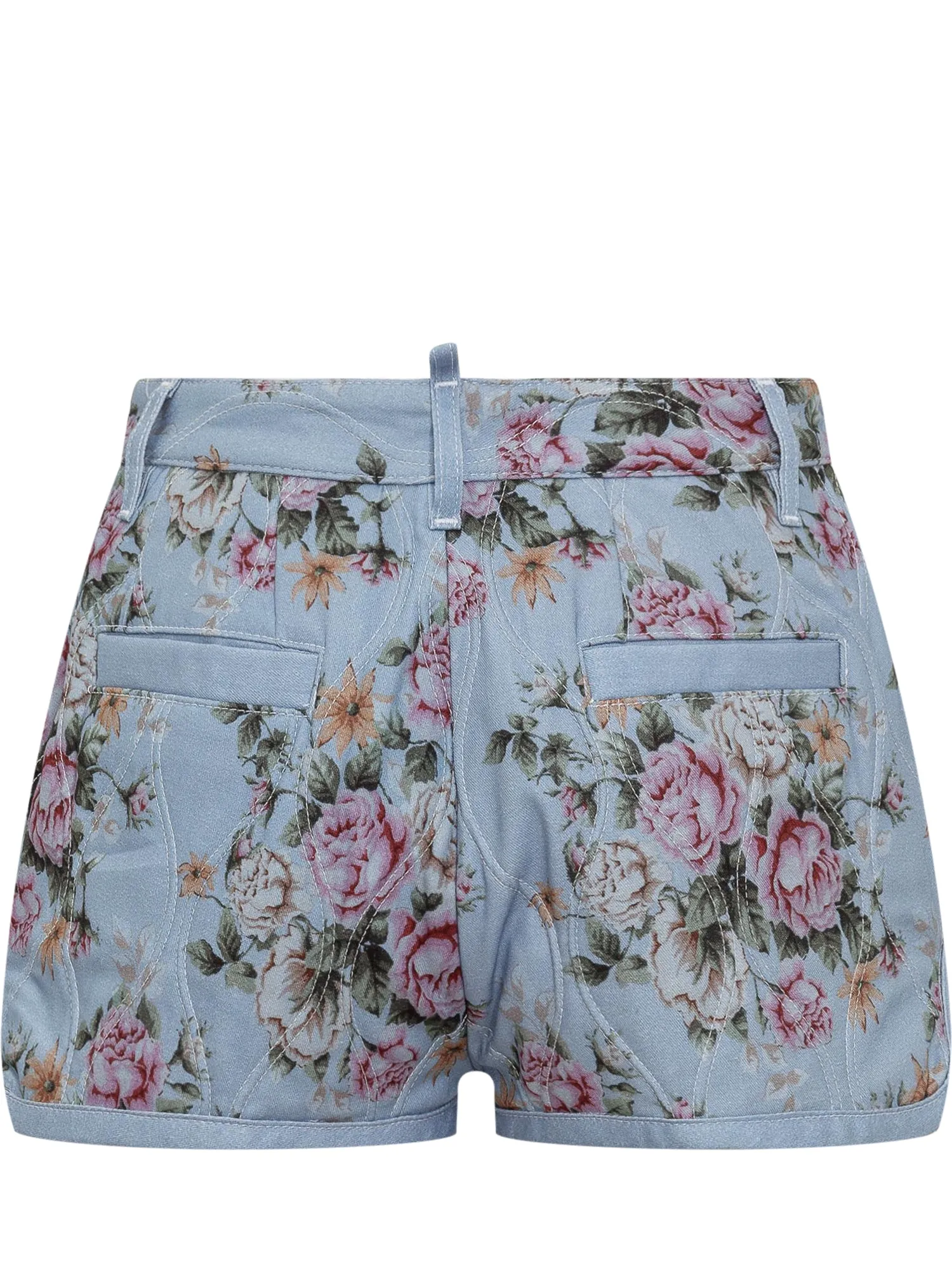 Dsquared2 Allover Floral Print Shorts