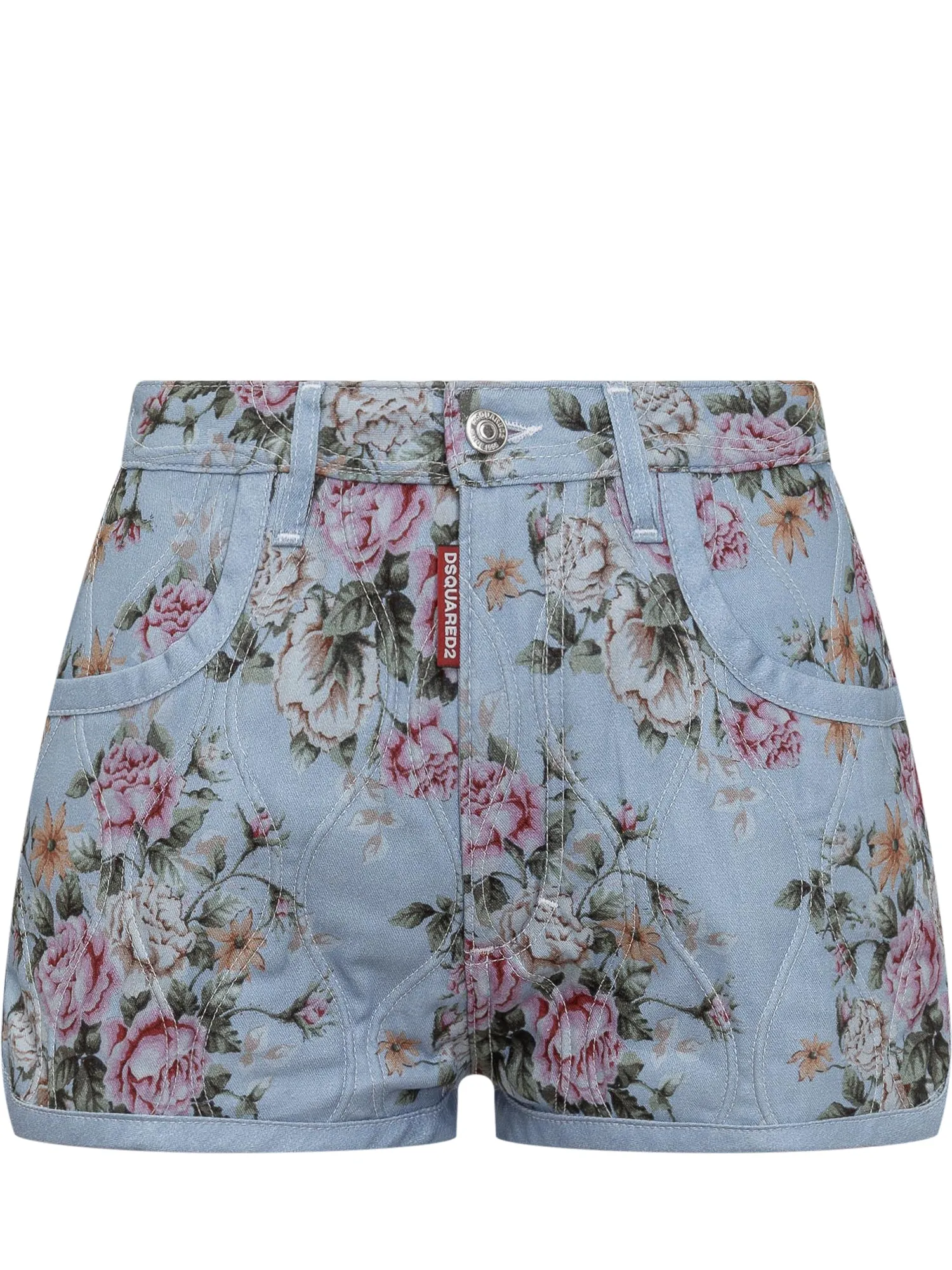 Dsquared2 Allover Floral Print Shorts