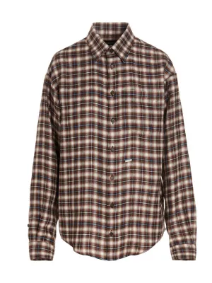 Dsquared2 Checked Long-Sleeved Shirt