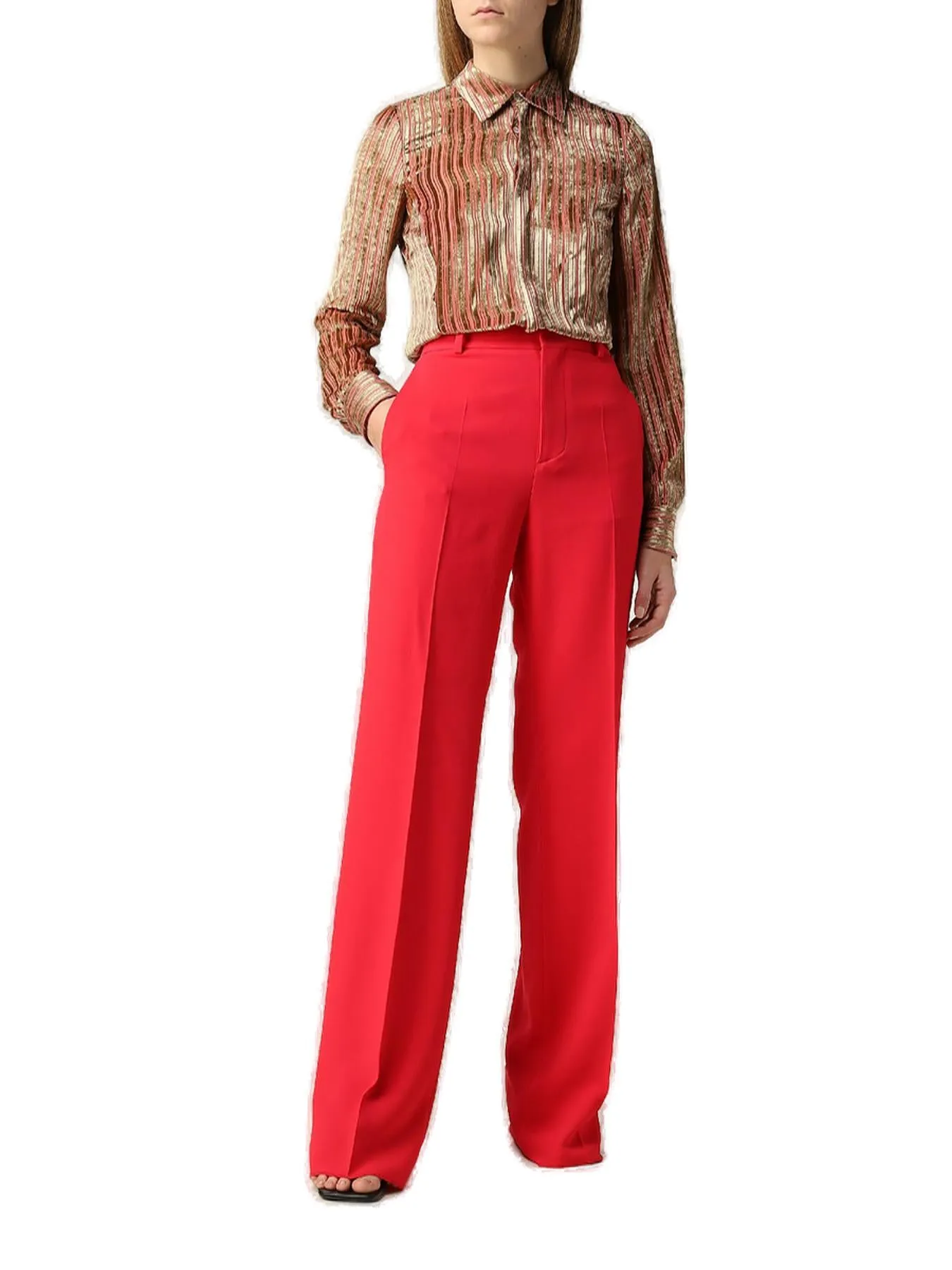 Dsquared2 Crushed Velvet Fitted Shirt