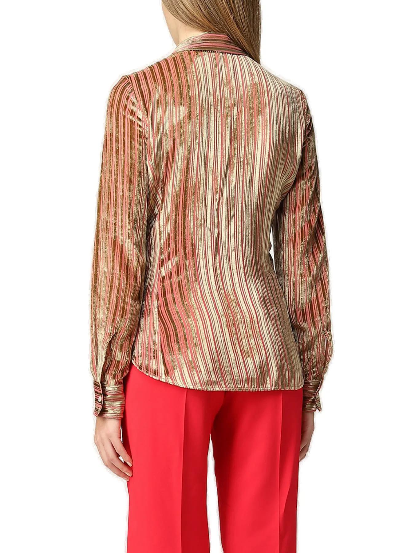 Dsquared2 Crushed Velvet Fitted Shirt
