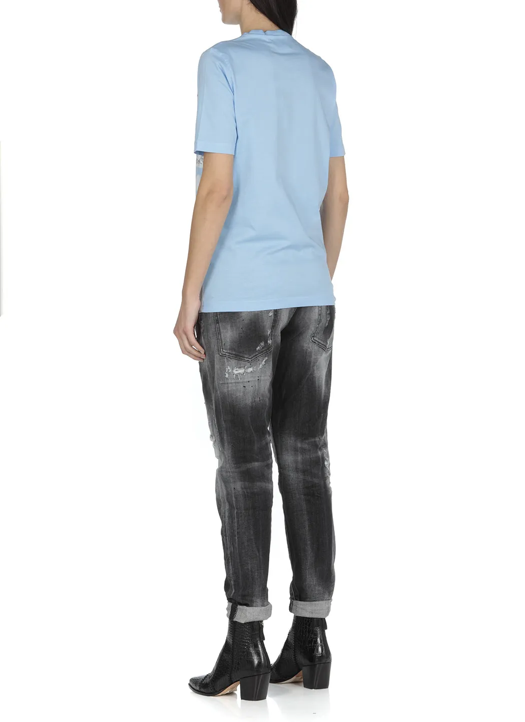 Dsquared2 Graphic Logo Printed T-Shirt