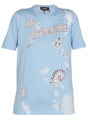 Dsquared2 Graphic Logo Printed T-Shirt