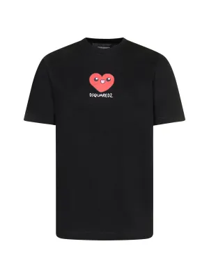 Dsquared2 Heart Printed T-Shirt