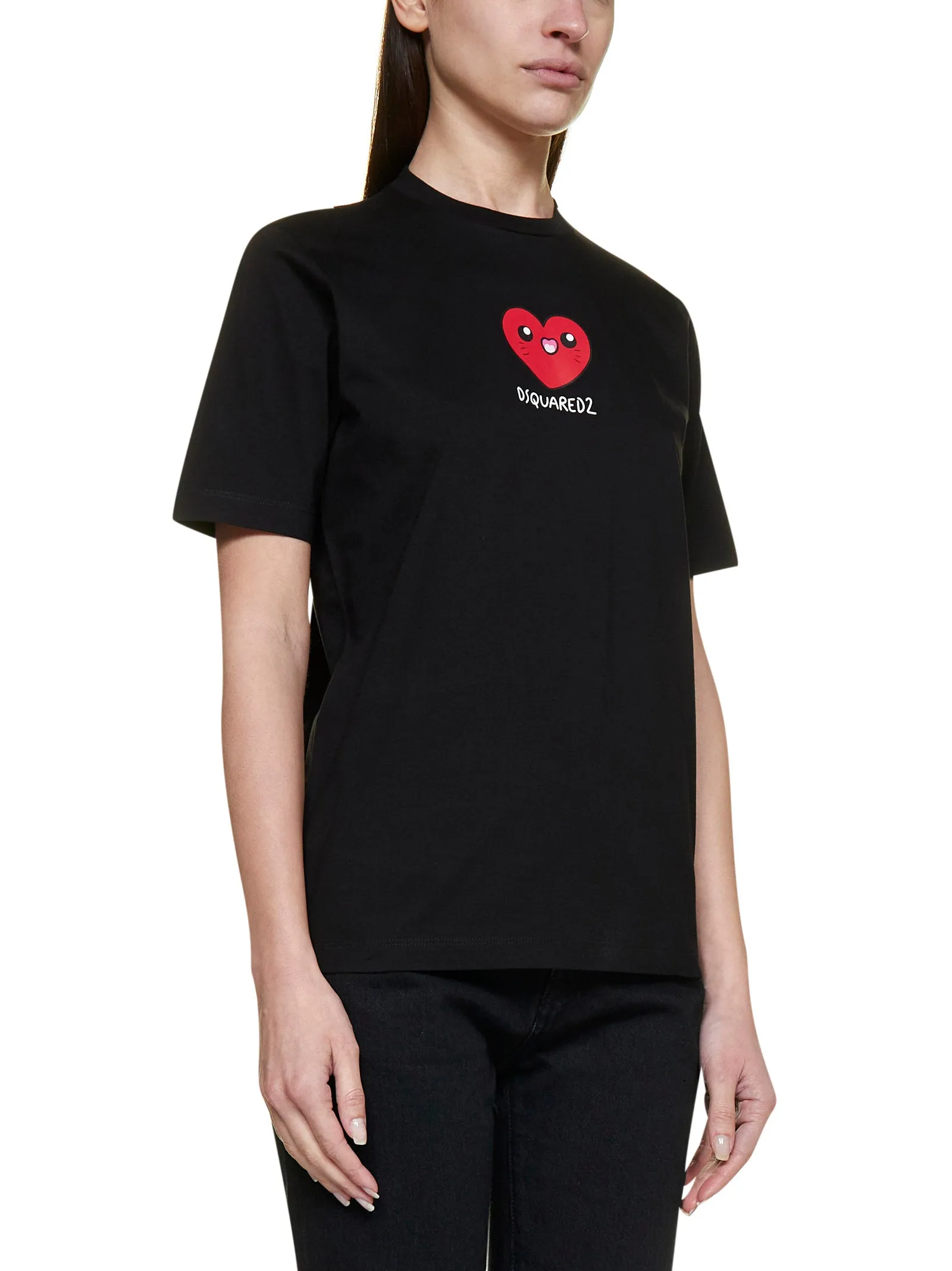Dsquared2 Heart Printed T-Shirt