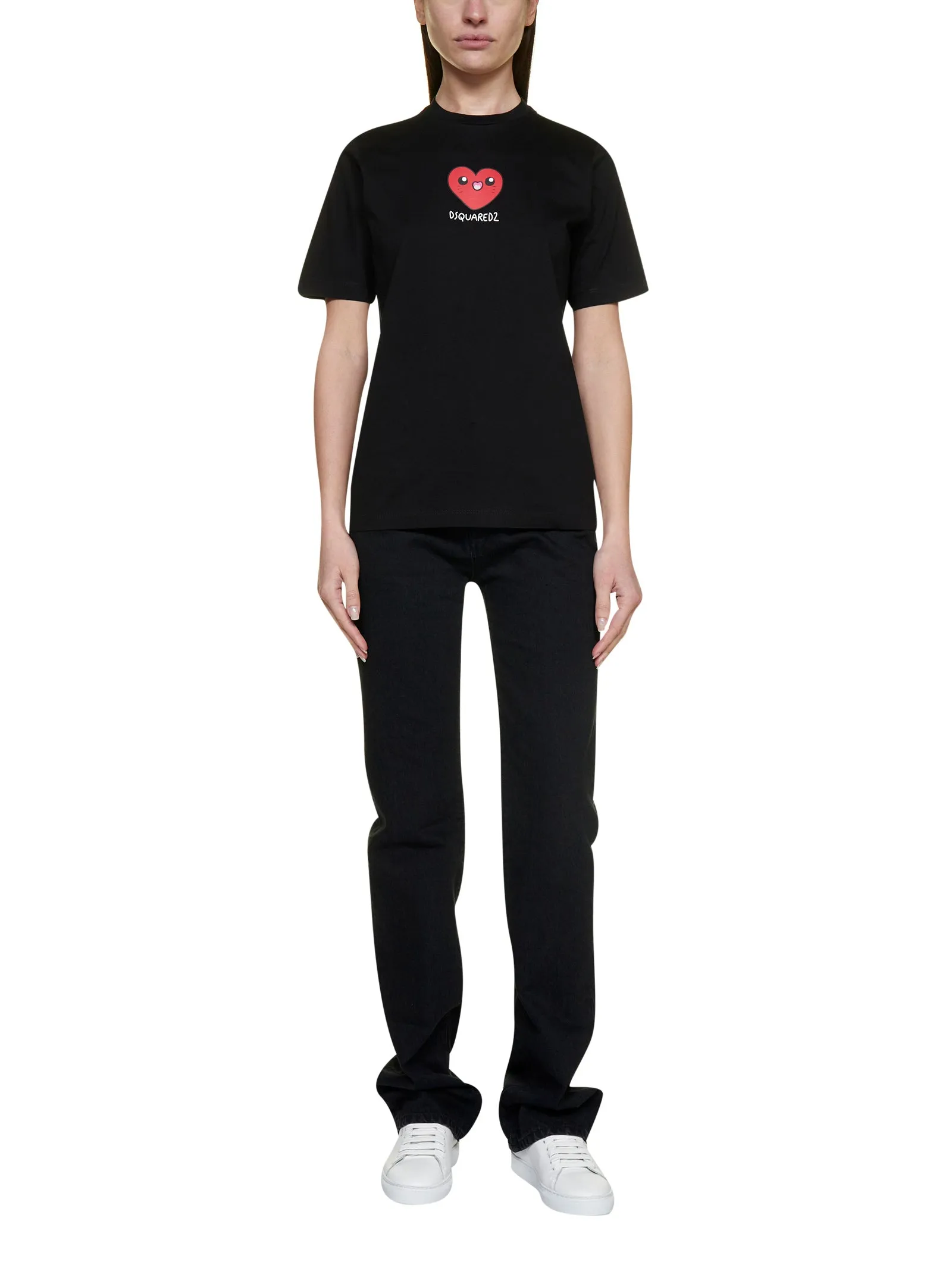 Dsquared2 Heart Printed T-Shirt