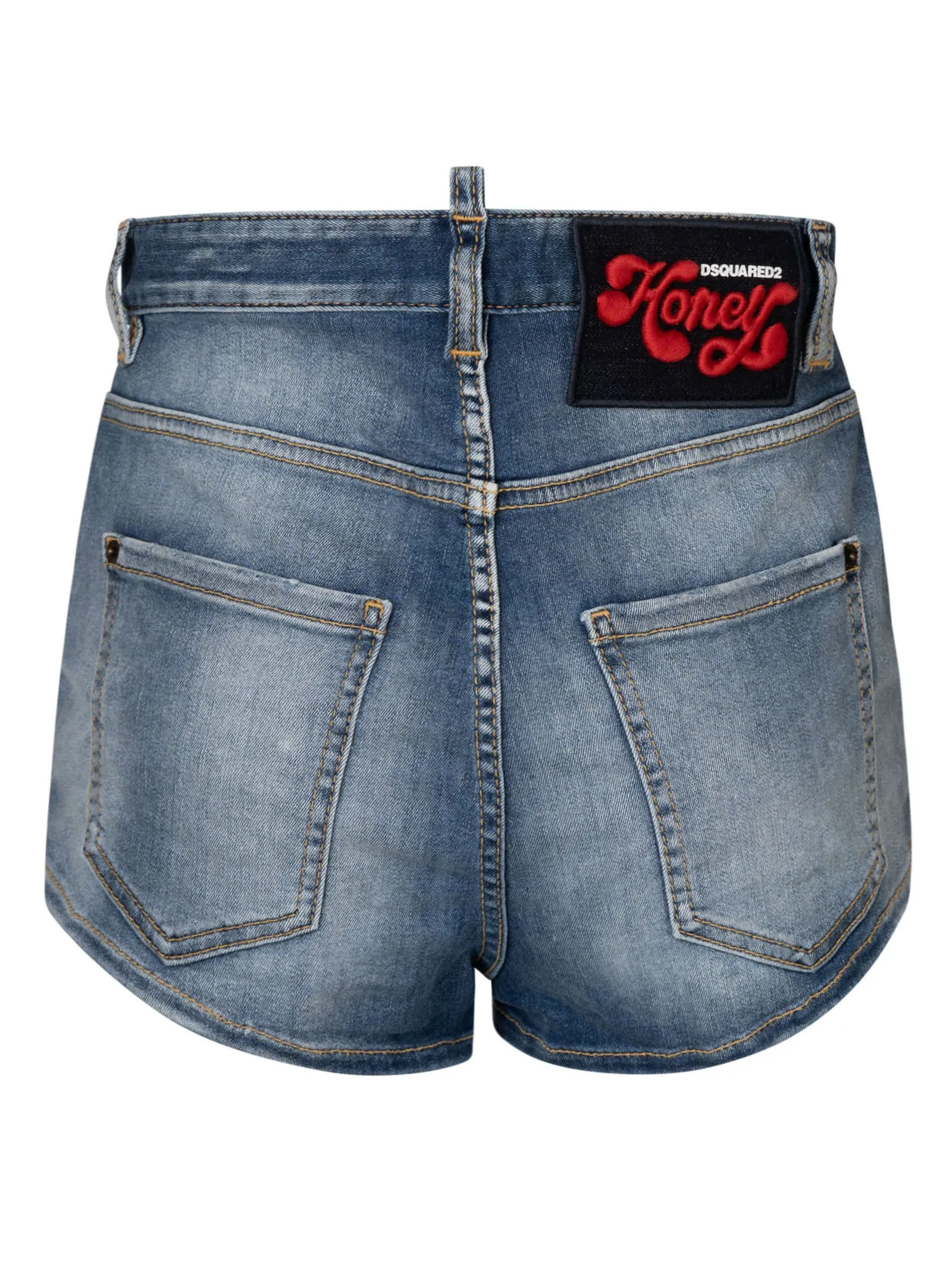 Dsquared2 High-Rise Denim Shorts
