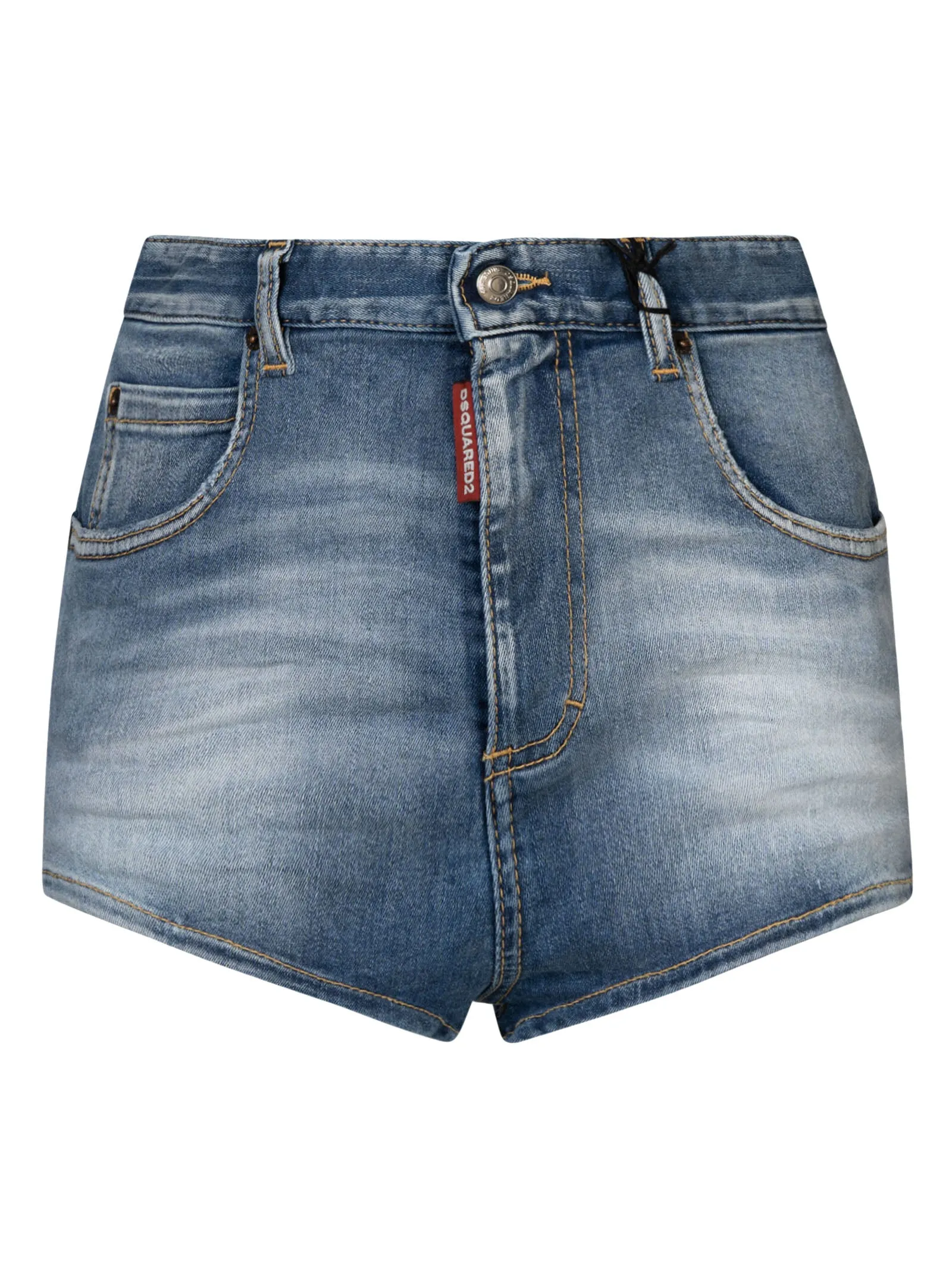 Dsquared2 High-Rise Denim Shorts