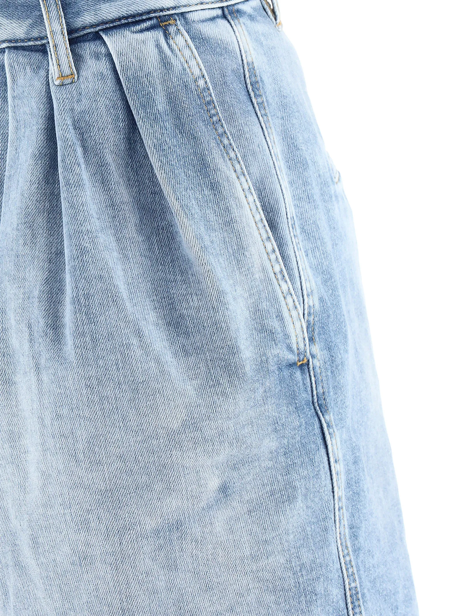 Dsquared2 High-Waisted Denim Shorts