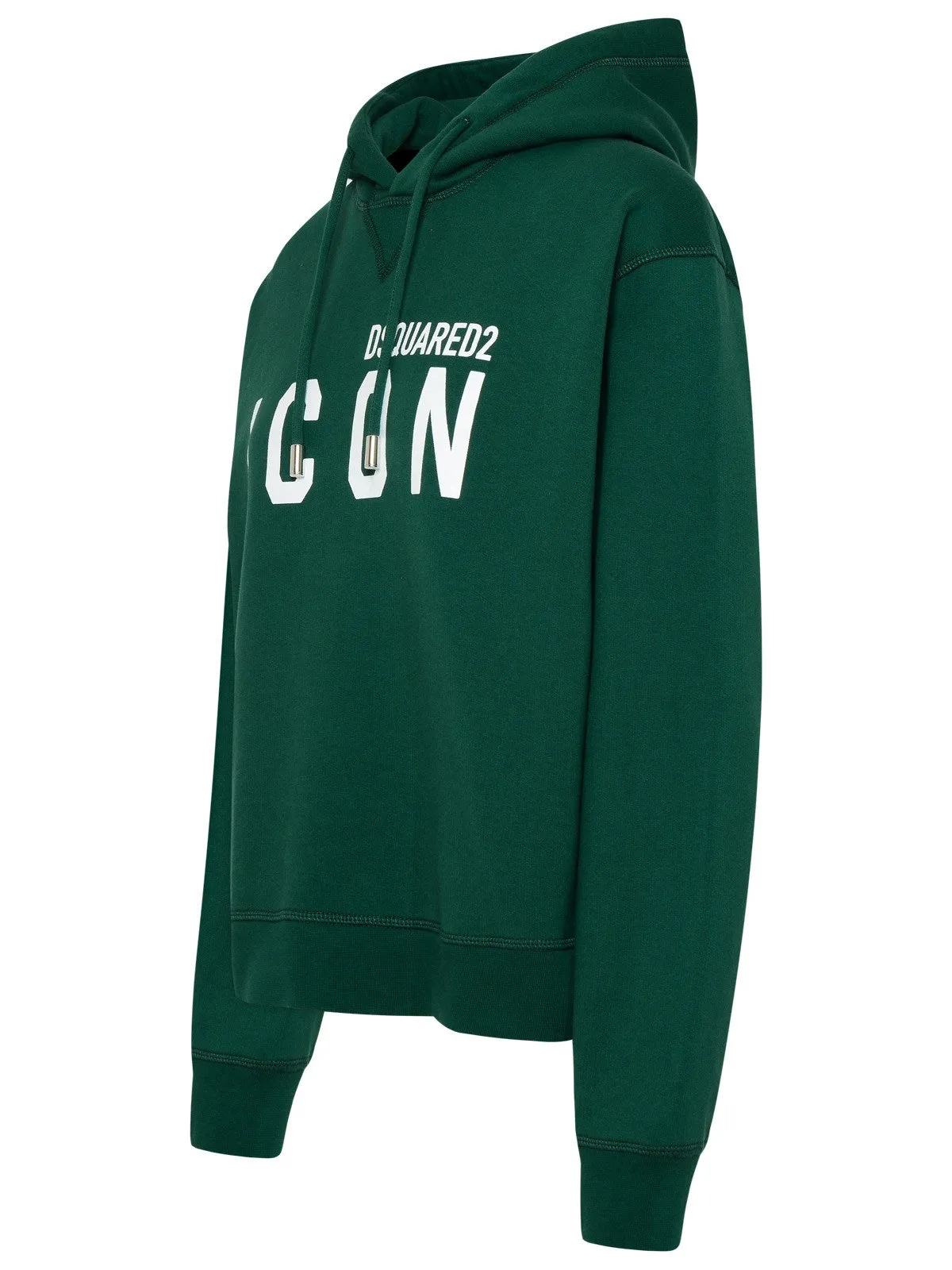 Dsquared2 Icon Logo Print Drawstring Hoodie