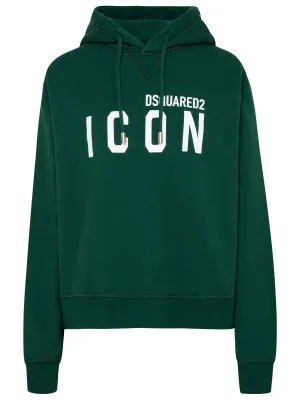 Dsquared2 Icon Logo Print Drawstring Hoodie