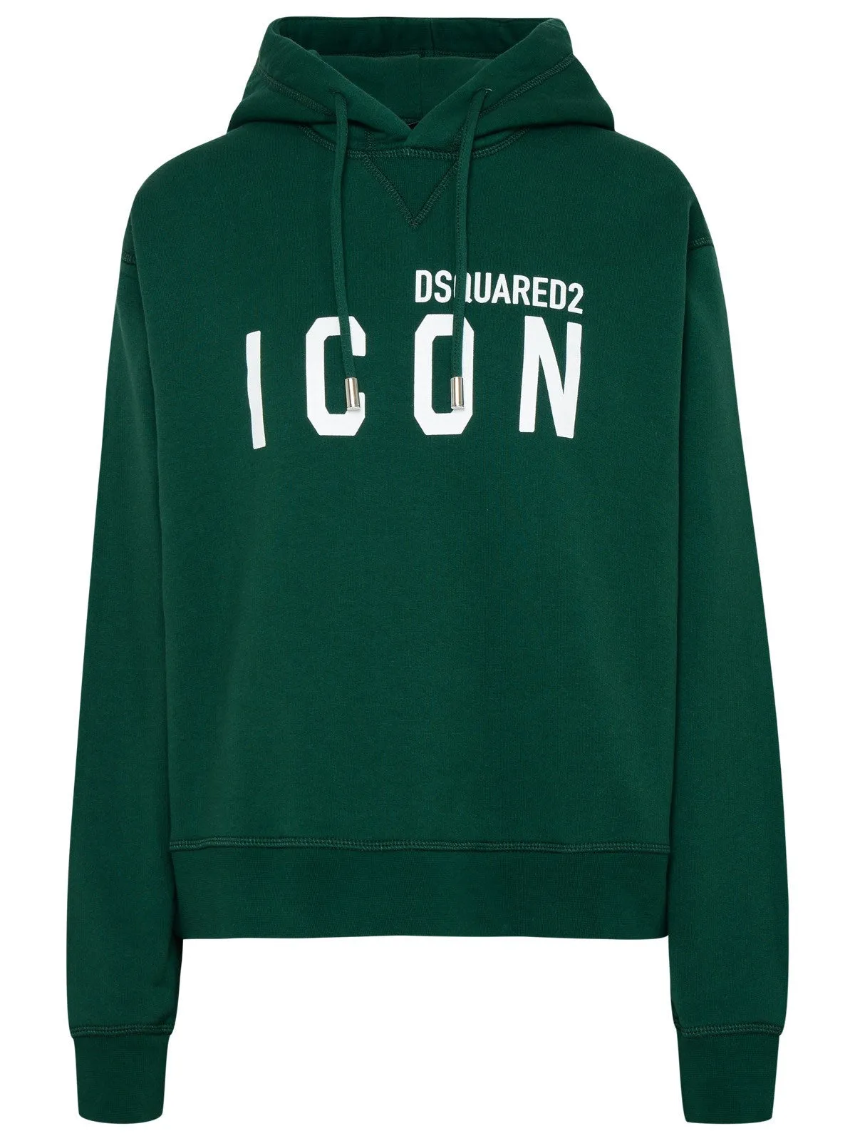 Dsquared2 Icon Logo Print Drawstring Hoodie