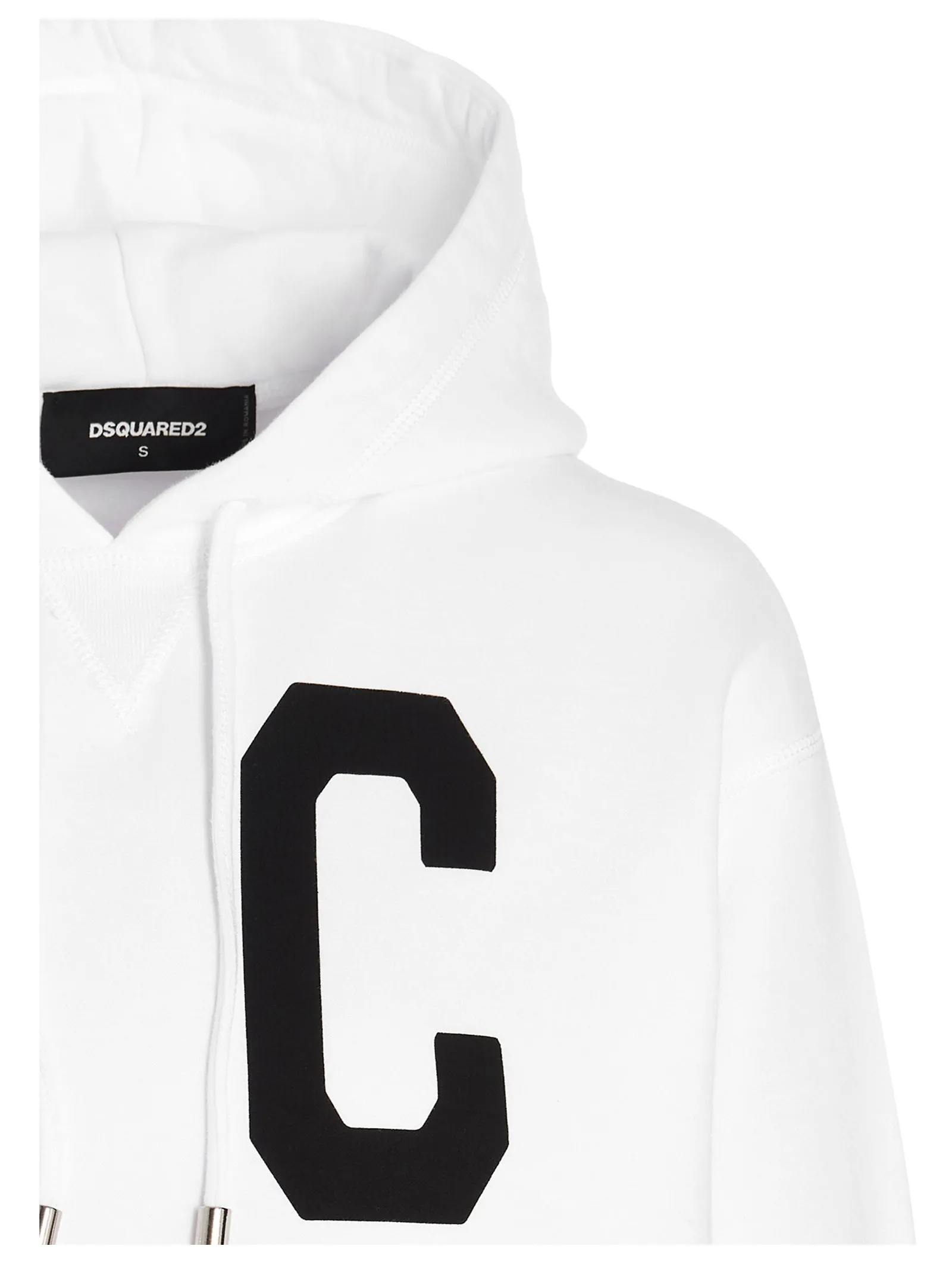Dsquared2 Icon Logo Printed Drawstring Hoodie