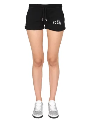 Dsquared2 Icon Logo Printed Shorts