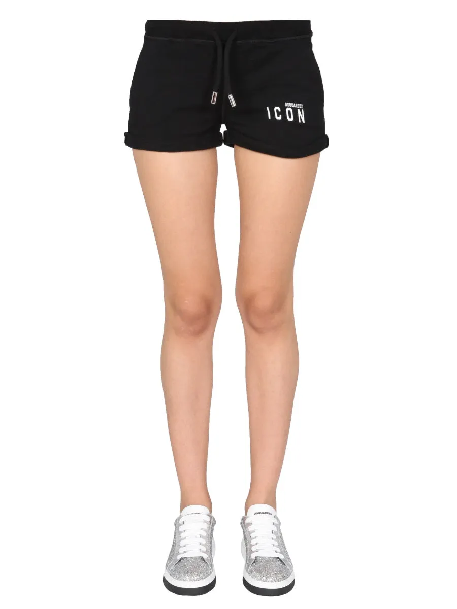 Dsquared2 Icon Logo Printed Shorts