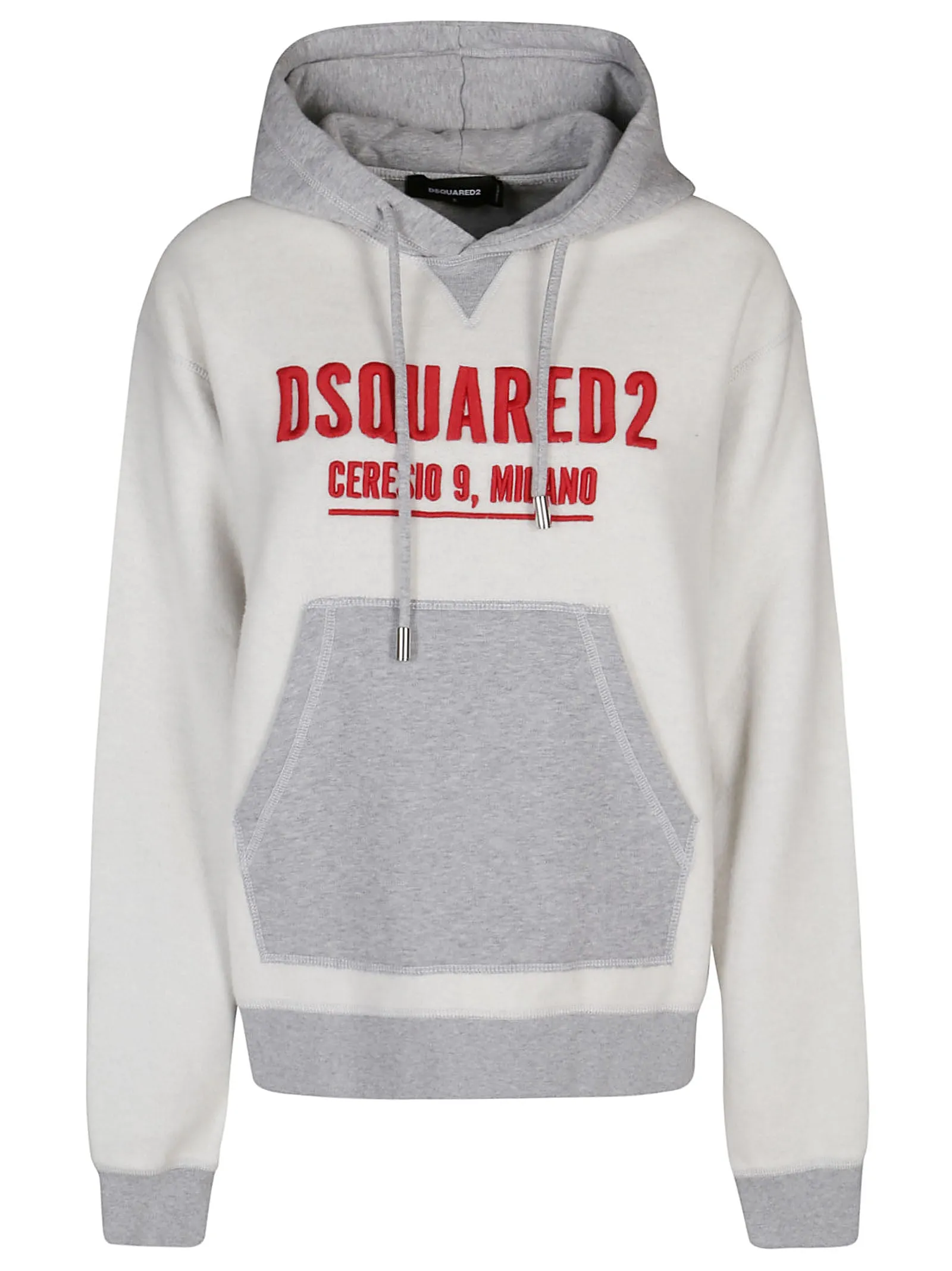 Dsquared2 Logo Embroidered Drawstring Hoodie