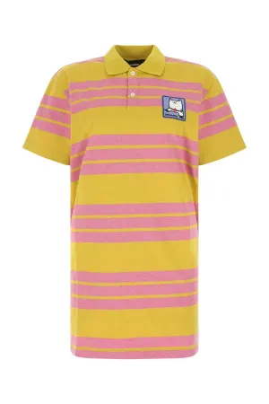 Dsquared2 Logo Patch Striped Polo Shirt