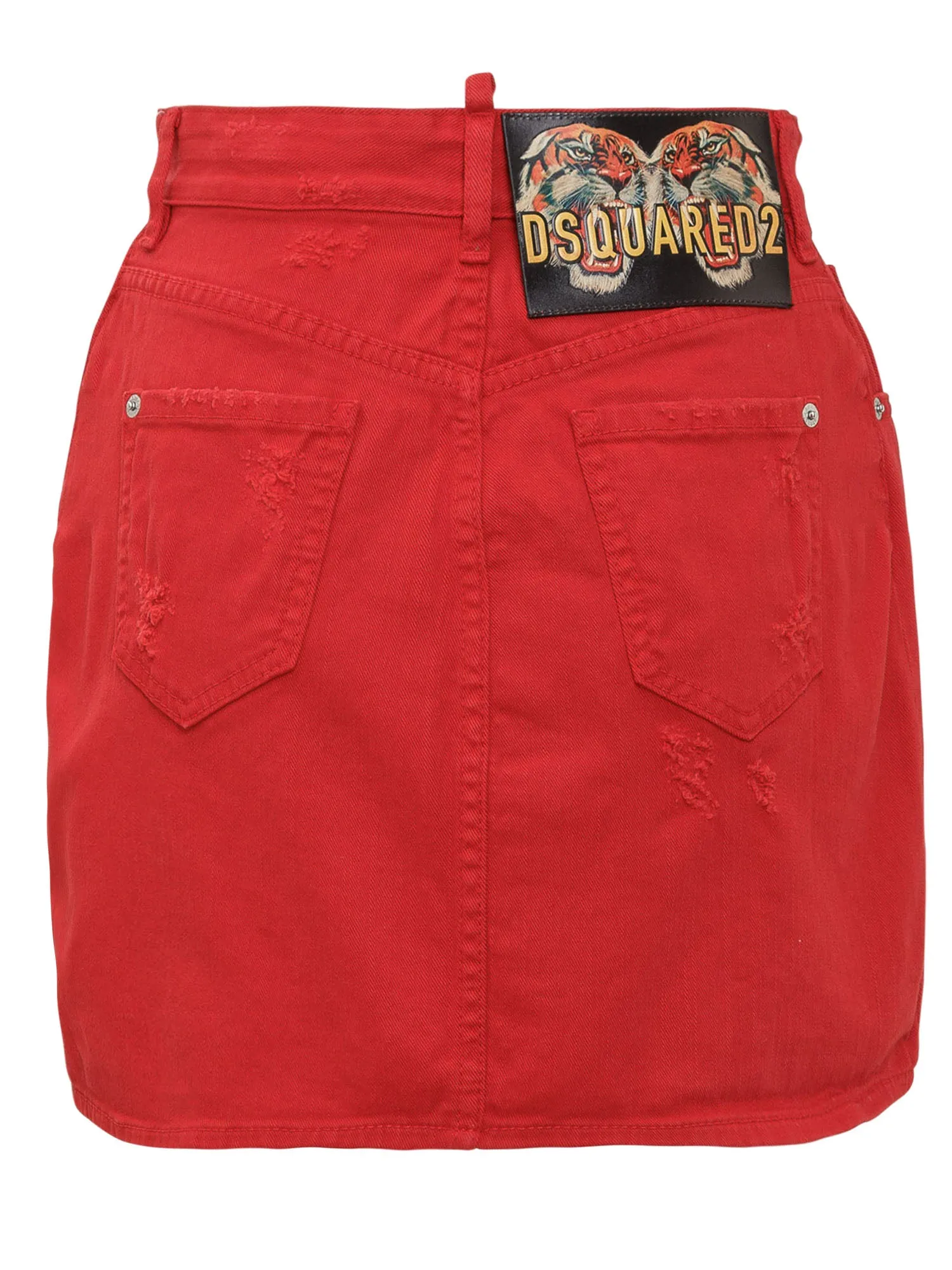 Dsquared2 Logo Patched Mini Skirt