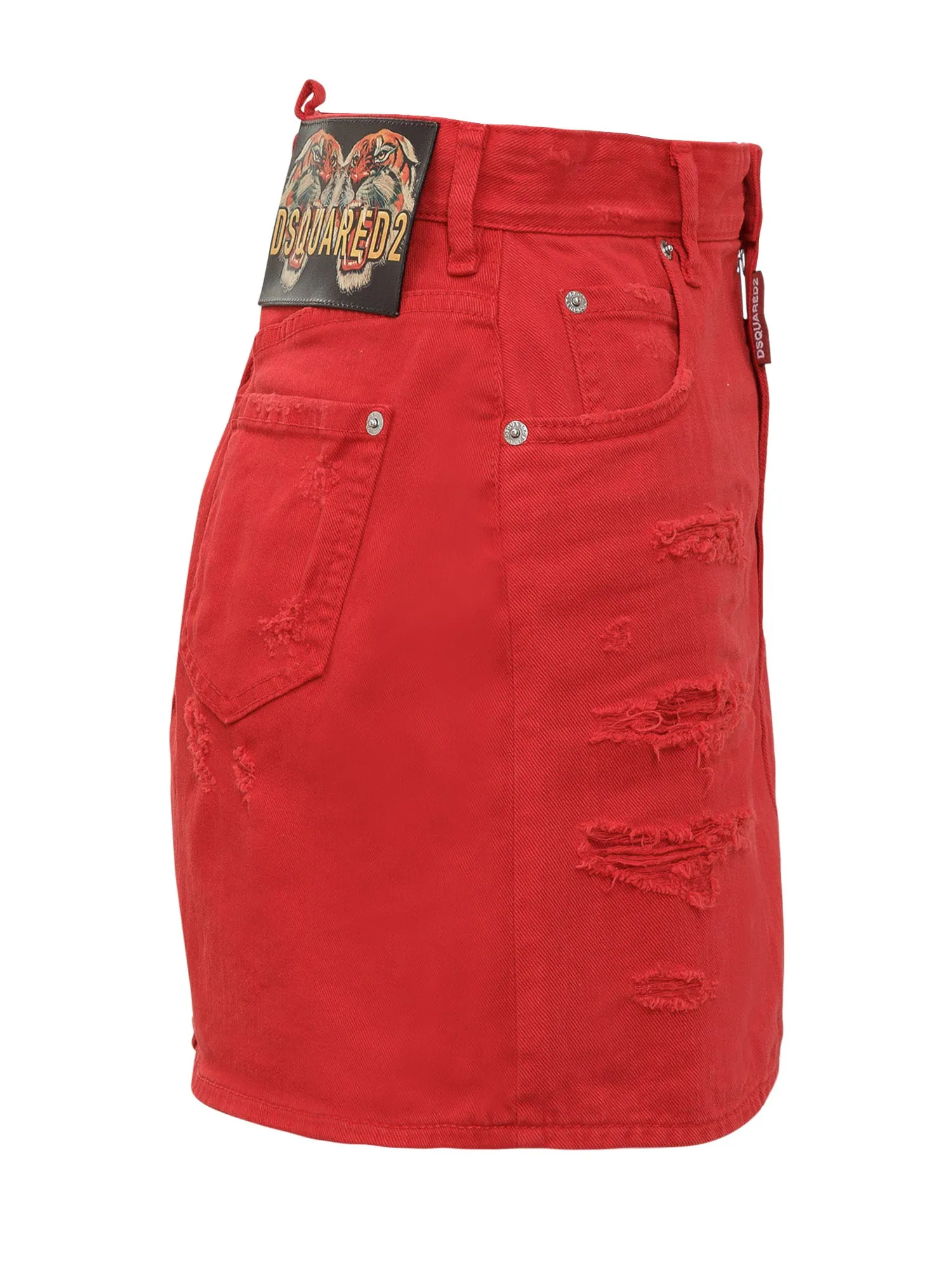 Dsquared2 Logo Patched Mini Skirt