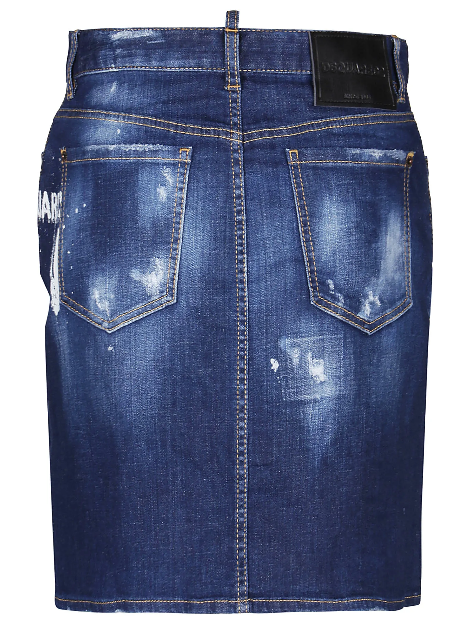 Dsquared2 Logo Print Mini Skirt