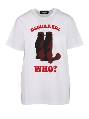 Dsquared2 Logo Printed Crewneck T-Shirt