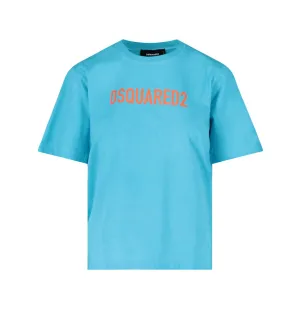 Dsquared2 Logo Printed Crewneck T-Shirt