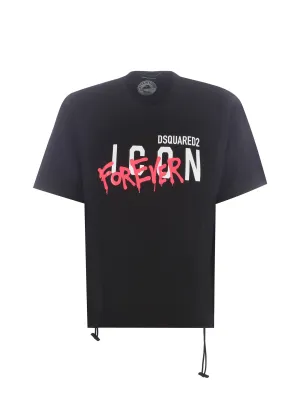 Dsquared2 Logo Printed Crewneck T-Shirt