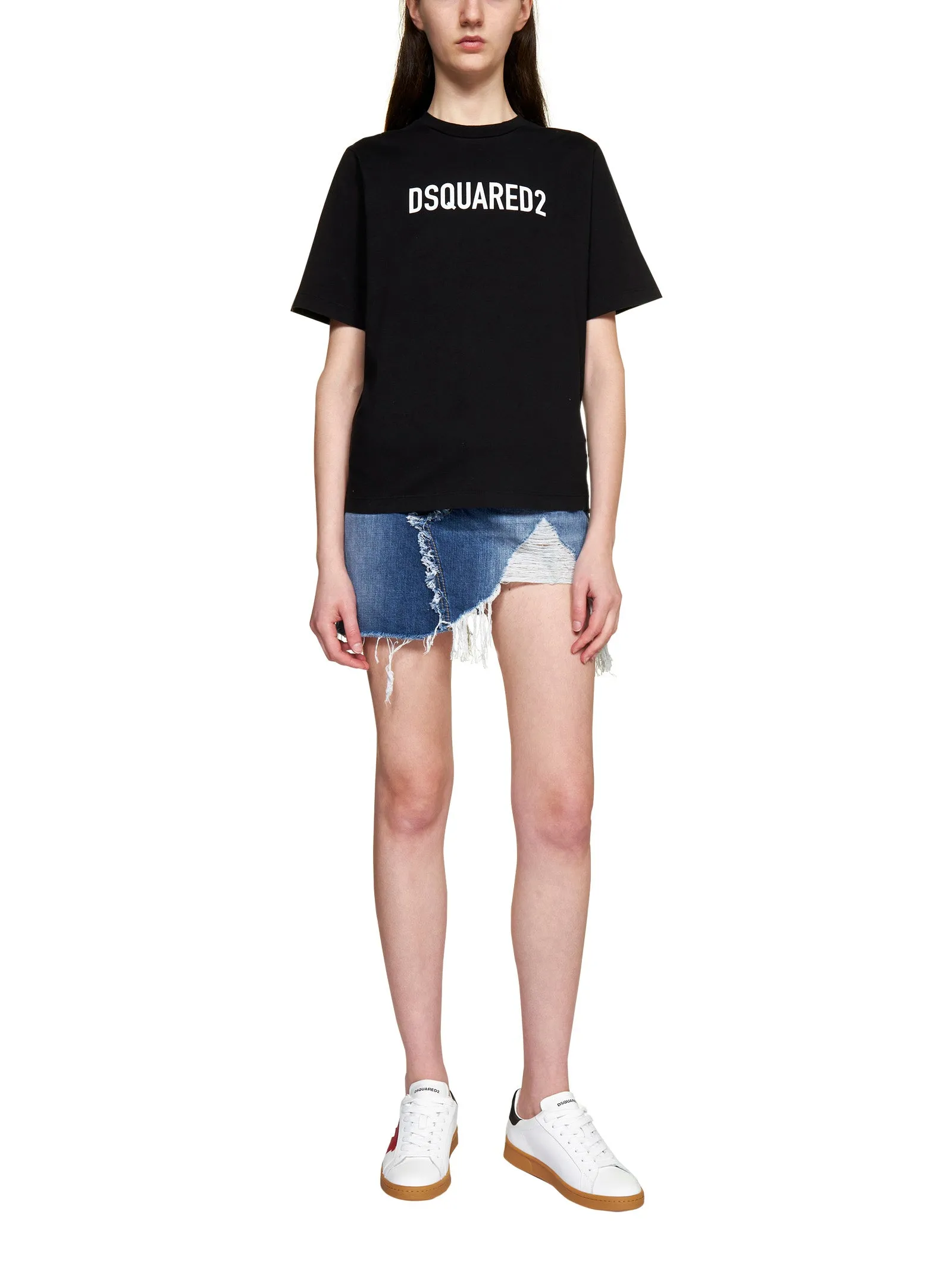 Dsquared2 Logo Printed Crewneck T-Shirt